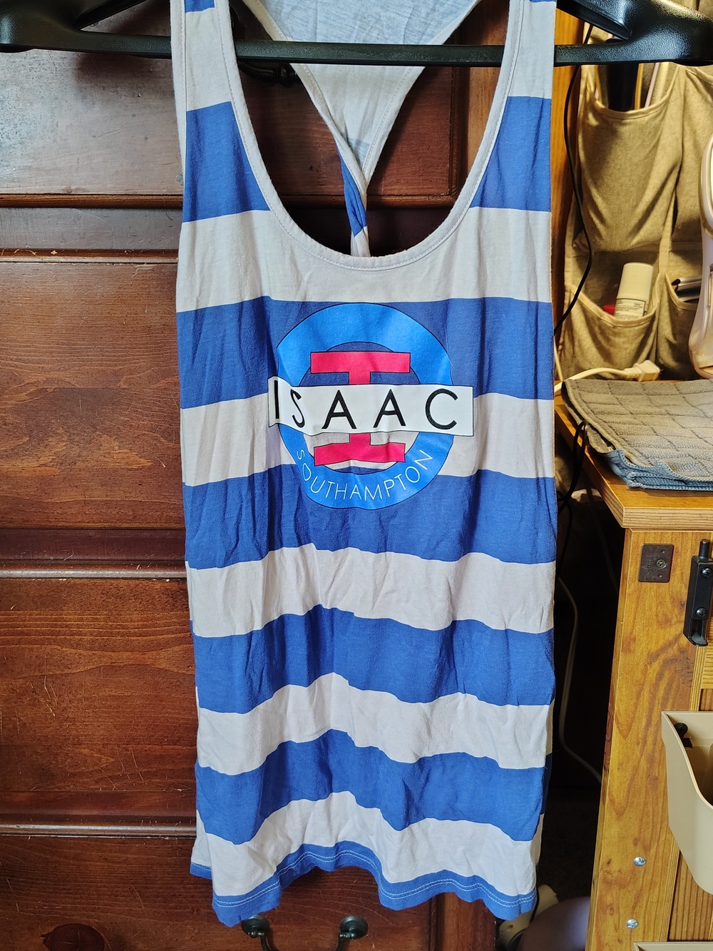 ISAAC Southampton Blue & White Striped Tank Top